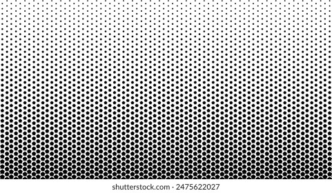 black and white halftone background illustration