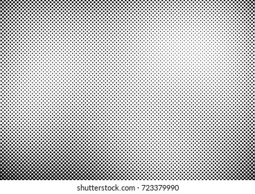 Black and White Half-tone Background. Points Fade Overlay. Modern Dotted Texture. Vector illustration