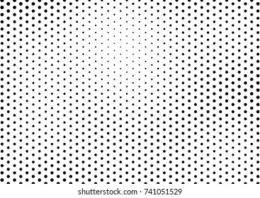 Black and White Halftone Background. Vector illustration
