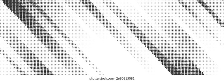 Fondo moderno retro abstracto de la textura de la raya diagonal del semitono blanco y negro para los cómics del volante del cartel y el uso del diseño digital