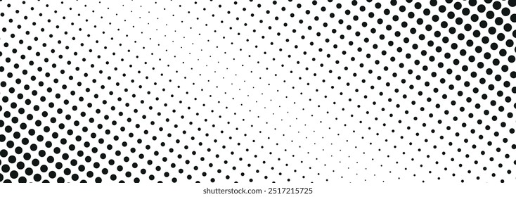 Fondo de punto de semitono blanco y negro	