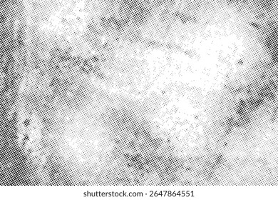 Puntos de semitono blanco y negro, puntos de círculo sobre fondo blanco