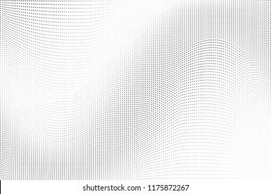 Black white halftone dots pattern texture background. Abstract dotted vector illustration for web design, covers, web sites, banners, stickers