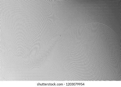 Black white halftone dots pattern texture background. Abstract half tone vector illustration for web design, covers, web sites, banners, stickers