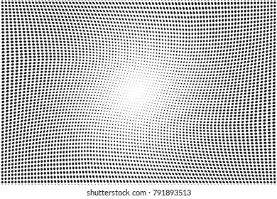 Black white halftone dots pattern texture background. Abstract dotted vector illustration for web design, covers, web sites, banners, stickers

