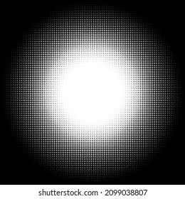 Black and white halftone, dotted, circles pattern, background, backdrop. Dots, Polka dots pattern