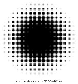 Black and white halftone, dotted, circles pattern, background, backdrop. Dots, Polka dots pattern