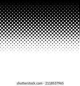 Black and white halftone, dotted, circles pattern, background, backdrop. Dots, Polka dots pattern