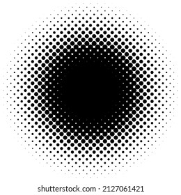 Black and white halftone, dotted, circles pattern, background, backdrop. Dots, Polka dots pattern