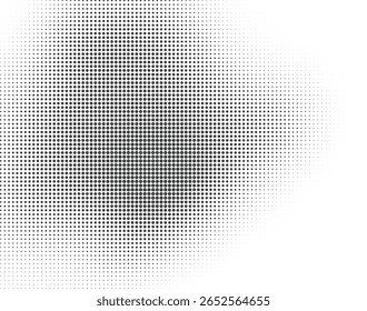 Fundo de gradiente de meio-tom preto e branco - textura de pontos em estilo cômico retrô para design abstrato, impressão vintage, pôsteres de arte pop e efeitos criativos.