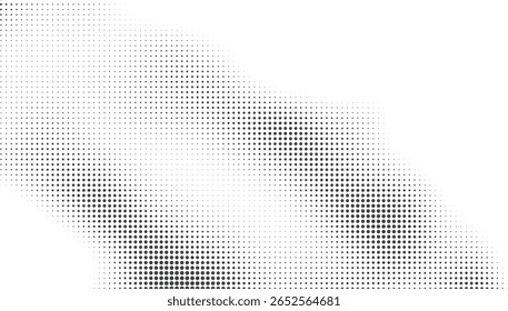 Fundo de gradiente de meio-tom preto e branco - textura de pontos em estilo cômico retrô para design abstrato, impressão vintage, pôsteres de arte pop e efeitos criativos.