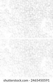 un efecto grunge de semitono blanco y negro con muchos puntos, un patrón de punto de semitono blanco y negro, ilustración de fondo de patrón de conjunto de puntos de semitono, 