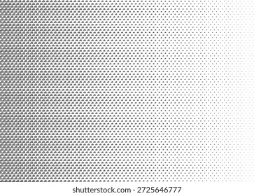 Fundo de padrão de casa de meio-tom preto e branco, textura gradiente de ícones de imóveis, ilustração vetorial totalmente editável EPS10.
