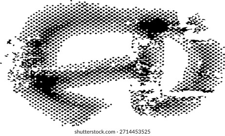 Diseño de patrón de semitono blanco y negro