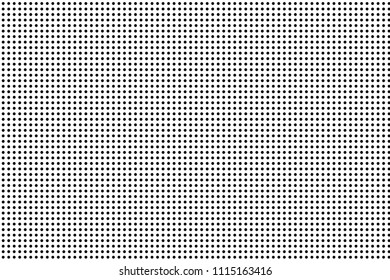 Black and white halftone pattern. Futuristic panel. Minimalistic design. Vector illustration. Retro background, pop art style. Dotted backdrop Digital gradient