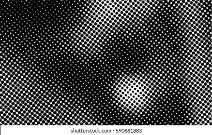 Black and white halftone pattern. Ink Print Distress Background . Dots Grunge Texture. Monochrome surface for your design.  Vector.