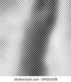 Black and white halftone pattern. Ink Print Distress Background . Dots Grunge Texture. Monochrome surface for your design.  Vector.