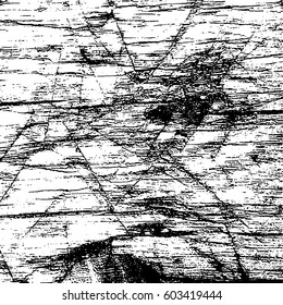 Black and white halftone pattern. Ink Print Distress Background . Dots Grunge Texture. Monochrome surface for your design. Vector.