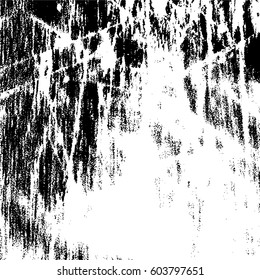 Black and white halftone pattern. Ink Print Distress Background . Dots Grunge Texture. Monochrome surface for your design. Vector.