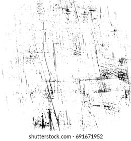 Black and white halftone pattern. Ink Print Distress Background . Dots Grunge Texture. Monochrome surface for your design. Vector.