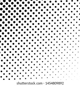 Black and white halftone pattern. Modern texture. Geometric background. Vector illustration