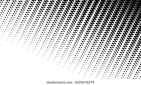 Black and white halftone pattern vector image for background or wallpaper