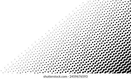 Black and white halftone pattern vector image for background or wallpaper