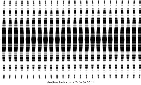 Black and white halftone pattern vector image for background or wallpaper
