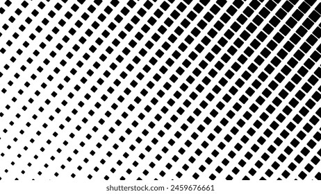 Black and white halftone pattern vector image for background or wallpaper