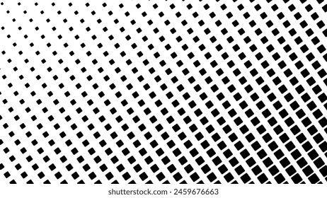 Black and white halftone pattern vector image for background or wallpaper