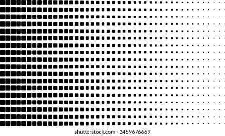 Black and white halftone pattern vector image for background or wallpaper