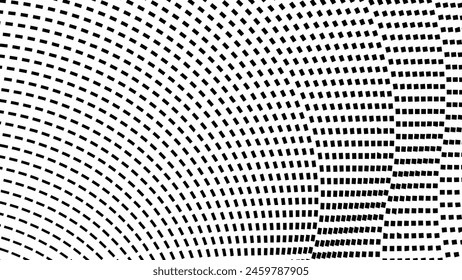 Black and white halftone pattern vector image for background or wallpaper. Abstract dot halftone texture