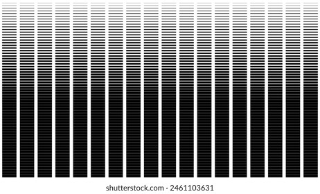 Black and white halftone pattern vector image for background or wallpaper. Abstract dot halftone