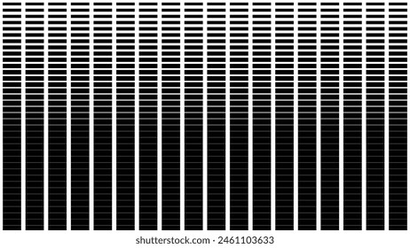 Black and white halftone pattern vector image for background or wallpaper. Abstract dot halftone