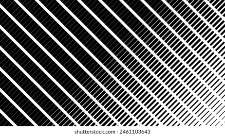 Black and white halftone pattern vector image for background or wallpaper. Abstract dot halftone