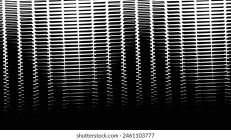 Black and white halftone pattern vector image for background or wallpaper. Abstract dot halftone