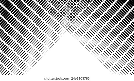 Black and white halftone pattern vector image for background or wallpaper. Abstract dot halftone