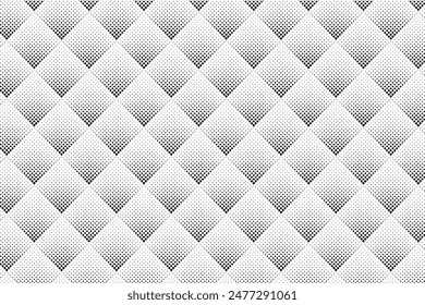 BLACK AND WHITE HALFTONE PIXEL BACKGROUND VECTOR FREE