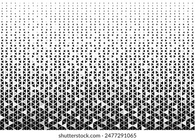 BLACK AND WHITE HALFTONE PIXEL BACKGROUND VECTOR FREE