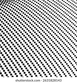 Black and White Halftone Seamless Pattern Background