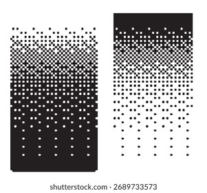 
Fondo de patrón de textura transparente de semitono blanco y negro para el telón de fondo.