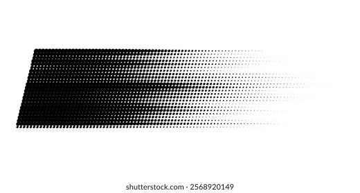 black and white halftone speed pattern background