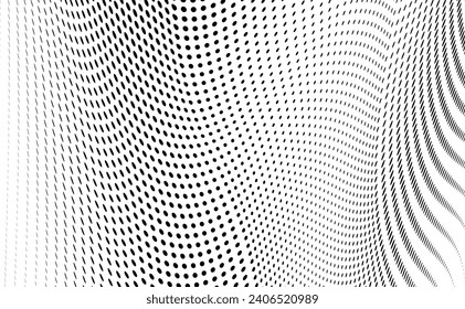Black and white halftone texture