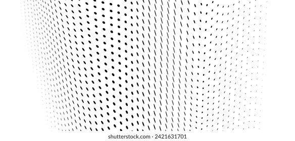 Black and white halftone texture
