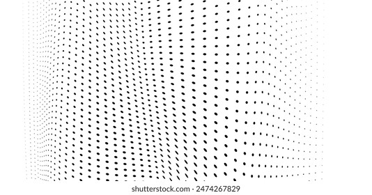 Black and white halftone texture