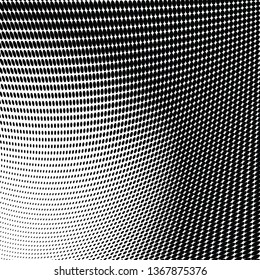 Black and white halftone texture vector