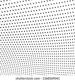 Black and white halftone texture vector
