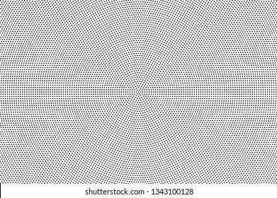 Black and white halftone vector background. Frequent dot texture. Rough dotwork surface. Micro dotted halftone. Retro halftone overlay. Vintage distressed effect. Monochrome perforated texture