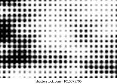 Black White Halftone Vector Texture Dots Stock Vector (royalty Free 