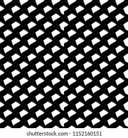 Black and white hand drawn seamless pattern with x symbols on white background. Endless grunge backdrop with repeating cross sign, ink strokes vector illustration